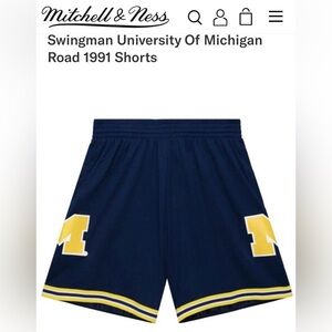 Mitchell & Ness College Vault Michigan Wolverines 1991 Men’s Medium